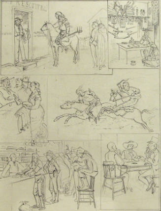 Sunday in a Frontier Town