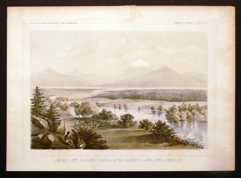 Mount Pitt, Klamath River and Upper Klamath Lake, from Camp 30