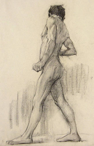 (Standing Nude Male - Profile)
