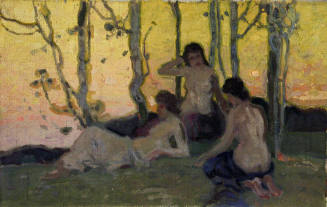 Three Women in Landscape