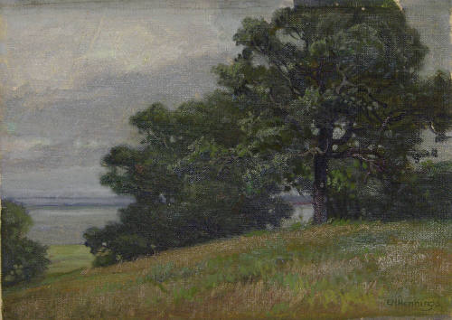 Landscape with Lake and Trees