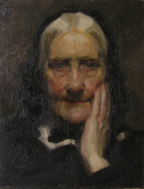 Portrait of a Woman in Black