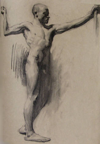 (Standing Nude Male - Arms Outstretched)