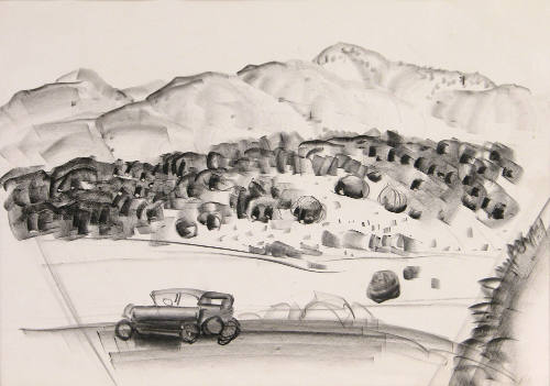 Untitled (Car and Mountains)