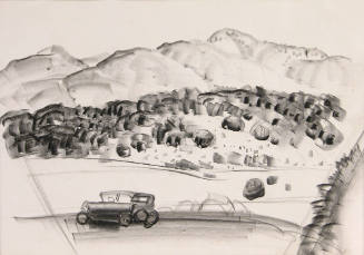 Untitled (Car and Mountains)