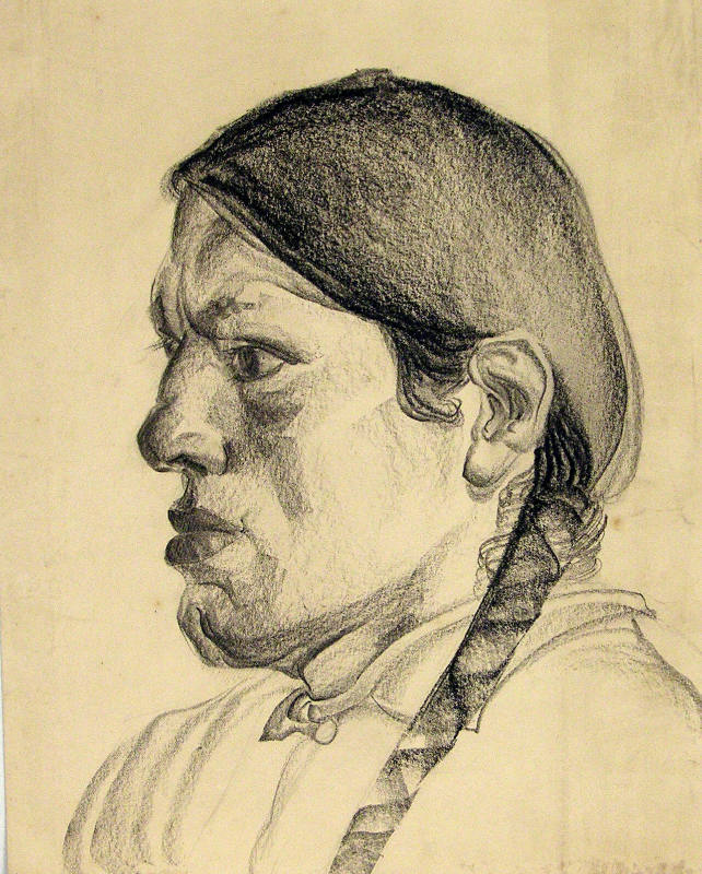 Untitled (Indian Man Profile)