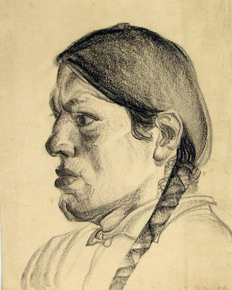 Untitled (Indian Man Profile)