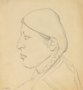 Untitled (Indian Man Profile)