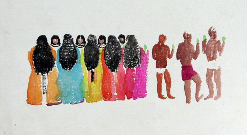 Untitled (Indian Dancers)