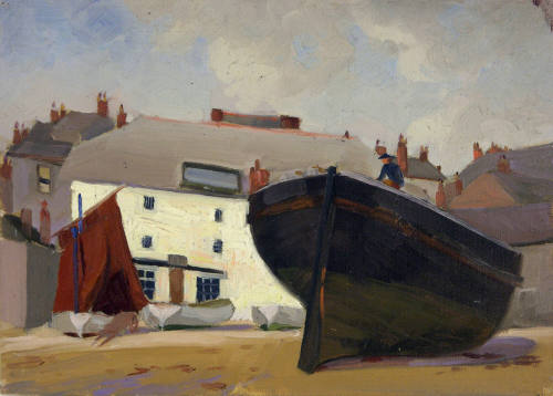 Untitled (Boats and White Buildings, St. Ives)