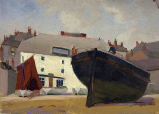Untitled (Boats and White Buildings, St. Ives)