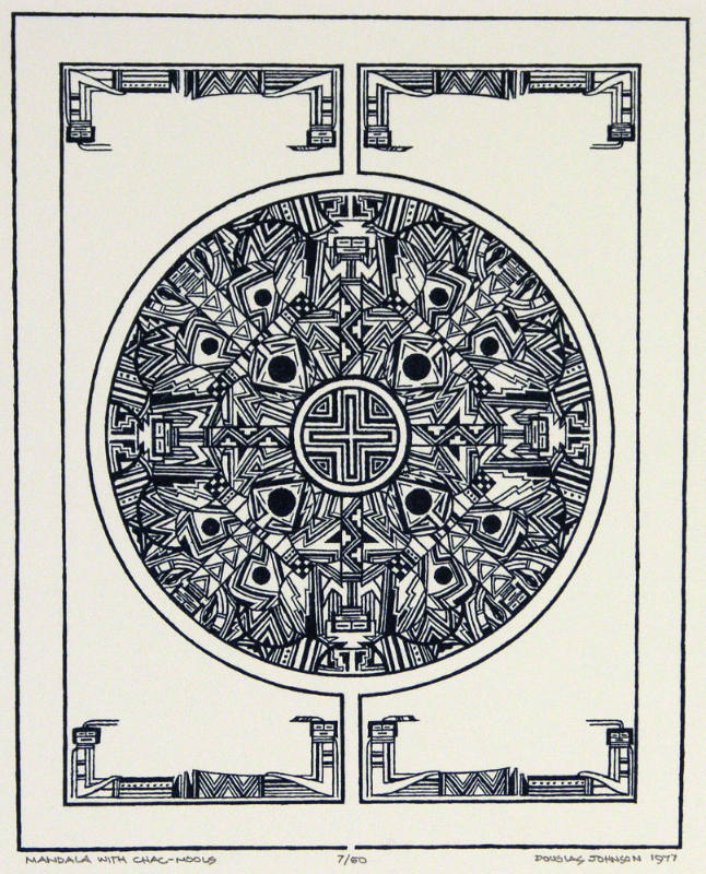 Mandala with Chac-Mools