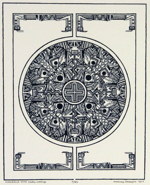 Mandala with Chac-Mools