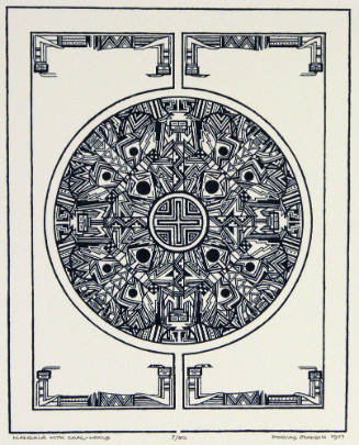Mandala with Chac-Mools