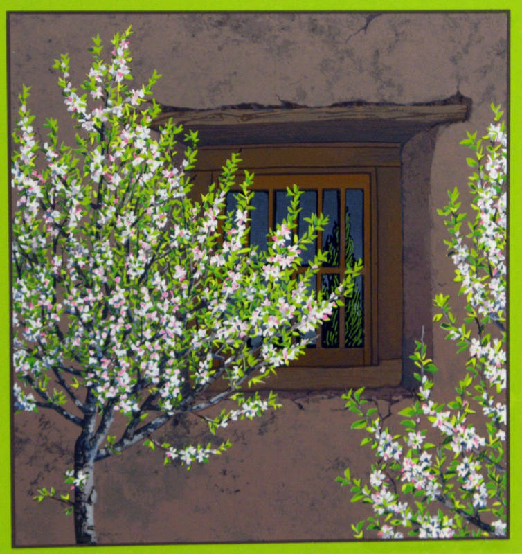 Twelve Months - May (Apple Trees at Guadalupe Church)