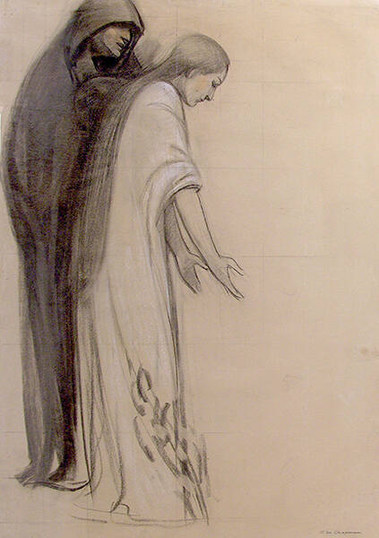 Sketch for mural "The Apotheosis of St. Francis"