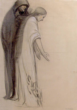 Sketch for mural "The Apotheosis of St. Francis"