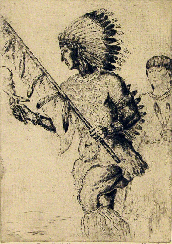 Comanche Dance, Tesuque Pueblo