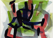 William Lumpkins, This Was a Breakthru, 1935, watercolor on paper, 7 3/4 x 10 3/4 in. Collectio…