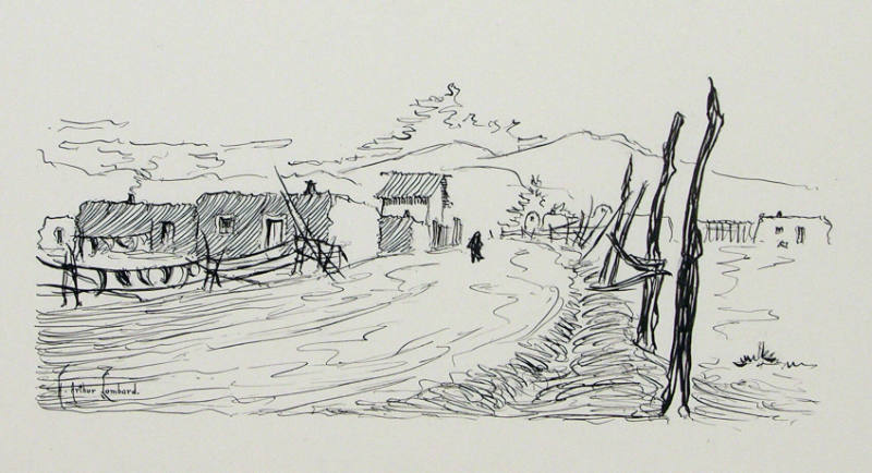 A Street in Fernando de Taos