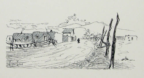 A Street in Fernando de Taos