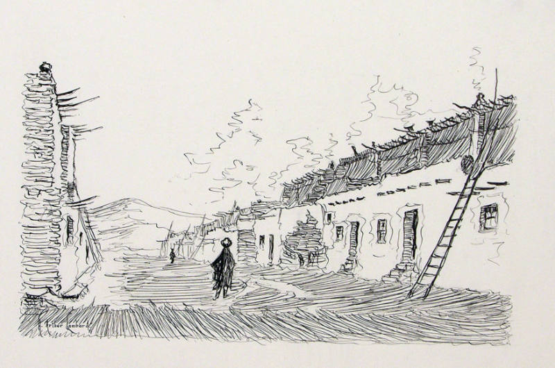 A Street in Pueblo of Acoma