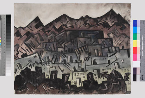 Cady Wells, Untitled (New Mexico Landscape), 1934, watercolor on paper, 21 1/4 × 28 1/4 in. Col…