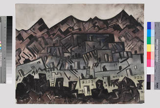 Cady Wells, Untitled (New Mexico Landscape), 1934, watercolor on paper, 21 1/4 × 28 1/4 in. Col…
