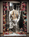 Delilah Montoya, La Guadalupana, 1998, mixed media photo mural installation, 156 x 118 in. Coll…