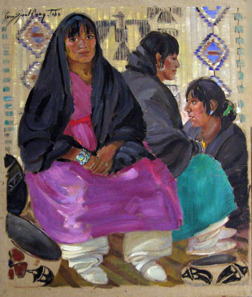 Three Taos Indian Women