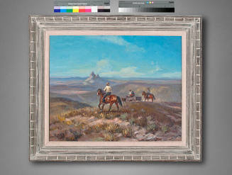 Ross Stefan, What's Ahead?, n.d., oil on canvas 24 x 29 15/16 in. Collection of the New Mexico …