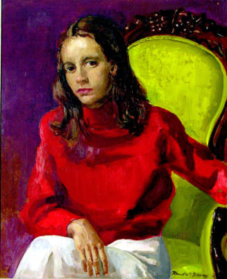 Young Girl in Red Jersey
