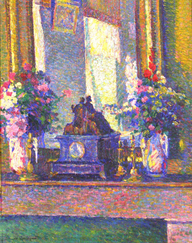 Clock on Mantel