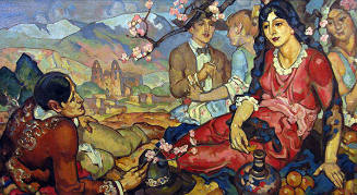 Noon (Mural for the Santa Fe Country Club)