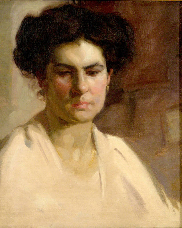 (Portrait of a Woman in Beige)