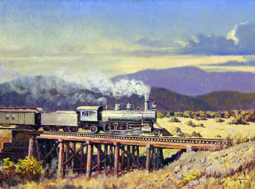 Train on Trestle