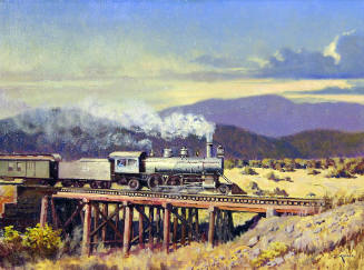 Train on Trestle