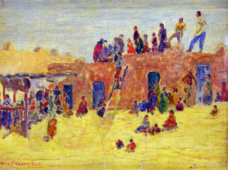 Untitled (Pueblo Scene)