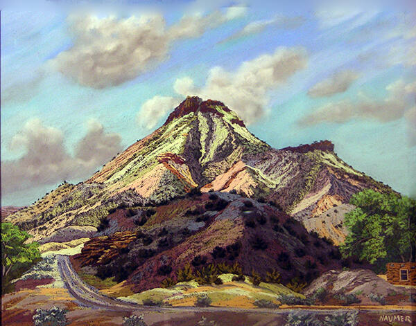 Hill on Los Alamos Road