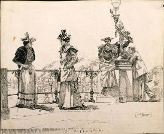 On the Museum Steps