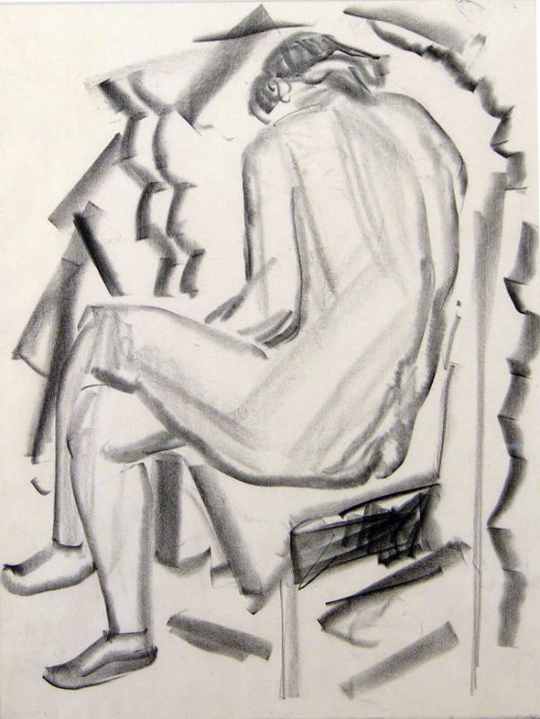 Untitled (Seated Nude)