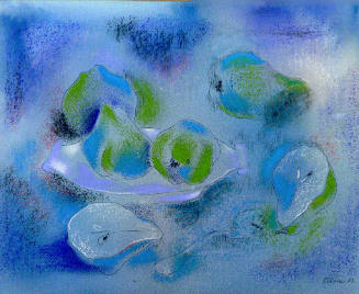 Abstract Fruit, Green and Blue