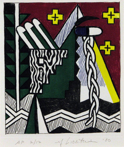 Two Figures with Teepee