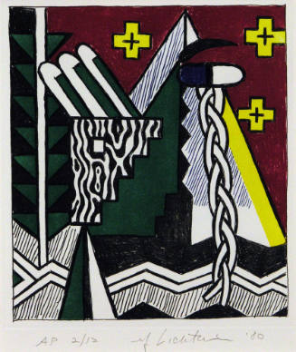 Two Figures with Teepee