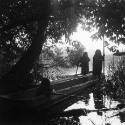 Gelatin silver print by Gertrude Duby Blom, "Morning, Lake Naha"