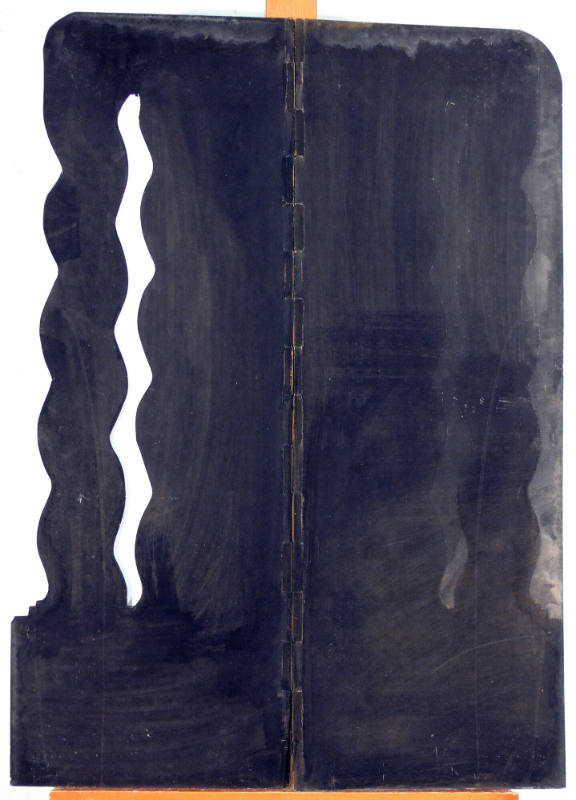 Black Backdrop with Cut Out