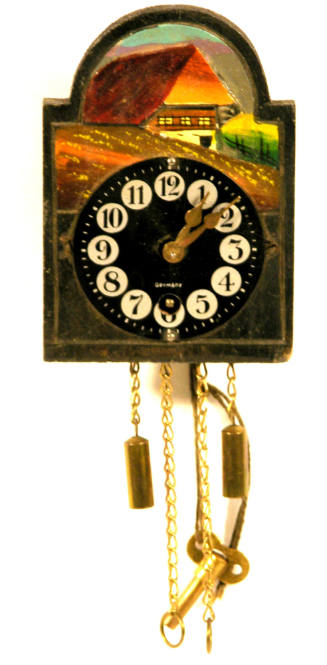 Toy mechanical wall clock