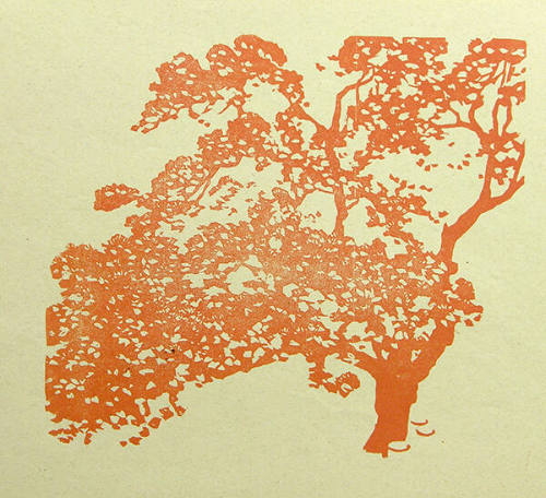 Spring Blossoms  (Progressive Proof - Orange Block)