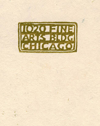Greeting Card for 1913: “Plenty O’ Friends” (back cover)