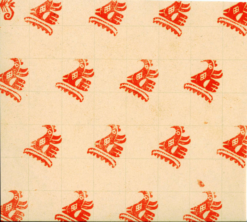 Parrot Endpaper Design